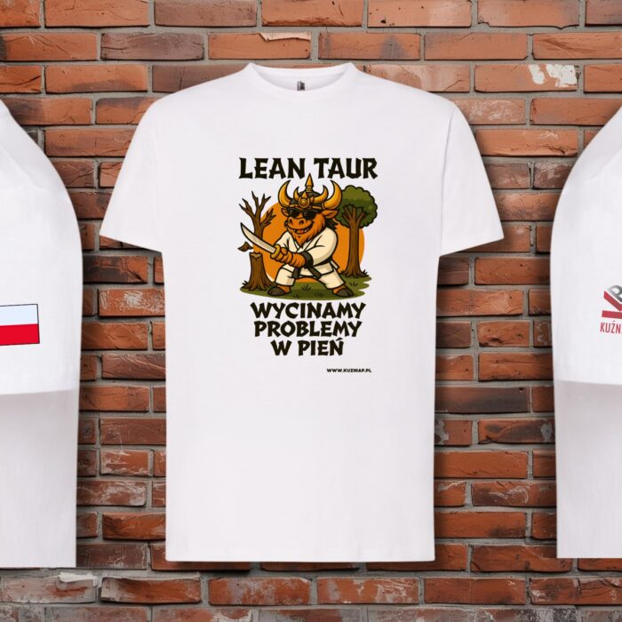 Koszulka LEANtaur - Samuraj Lean, zero marnotrawstwa
